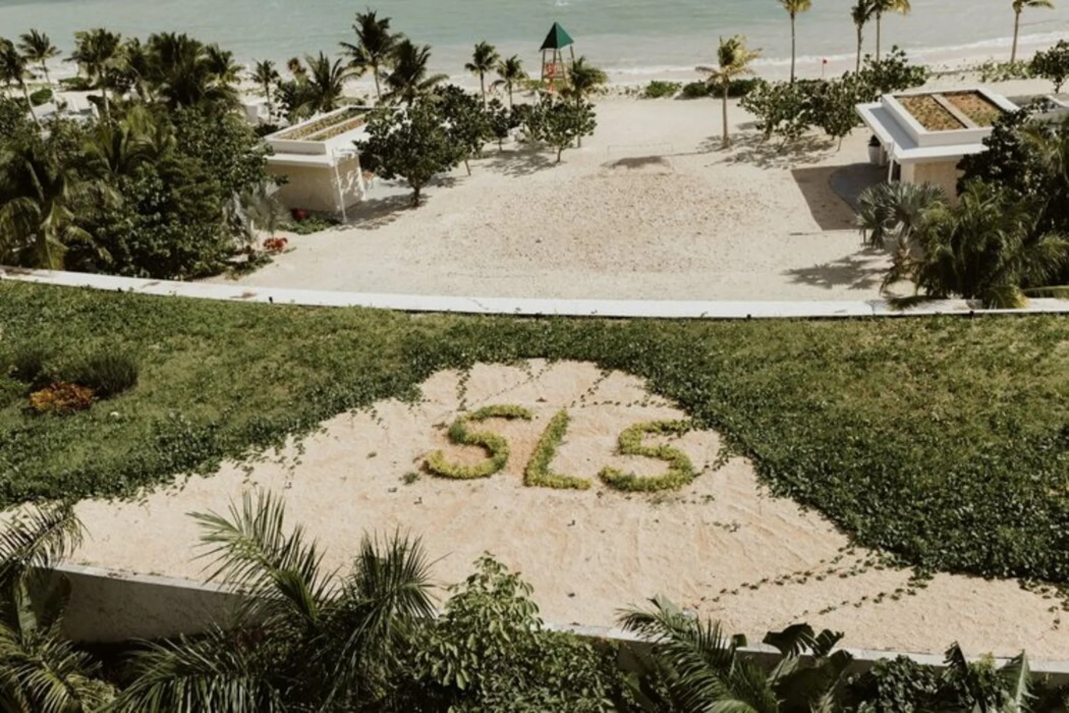 jungle beach venue at SLS Playa Mujeres