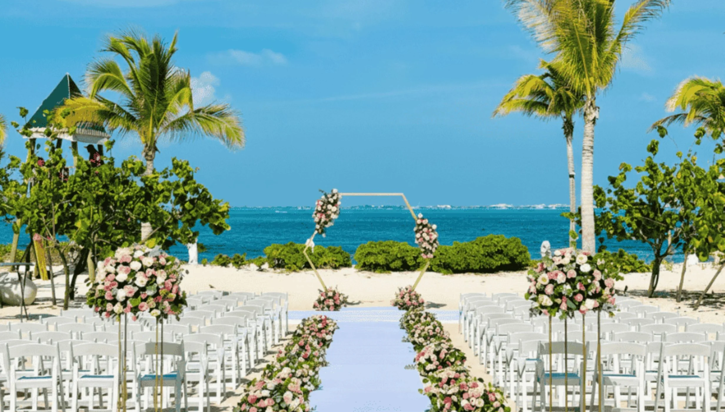 jungle beach venue at SLS Playa Mujeres