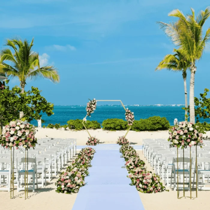 jungle beach venue at SLS Playa Mujeres
