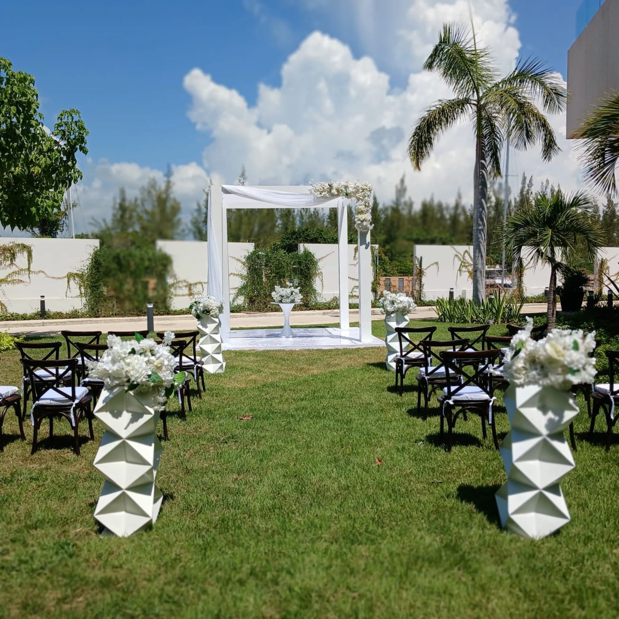 Marina Lawn venue at SLS Playa Mujeres