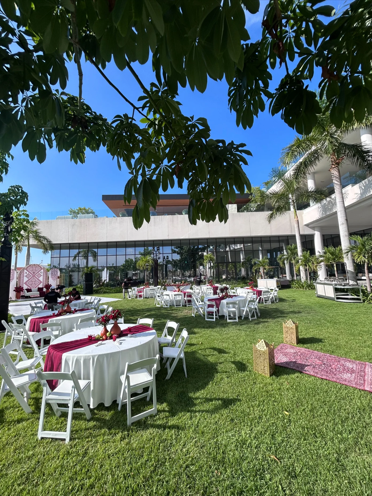 Marina Lawn venue at SLS Playa Mujeres