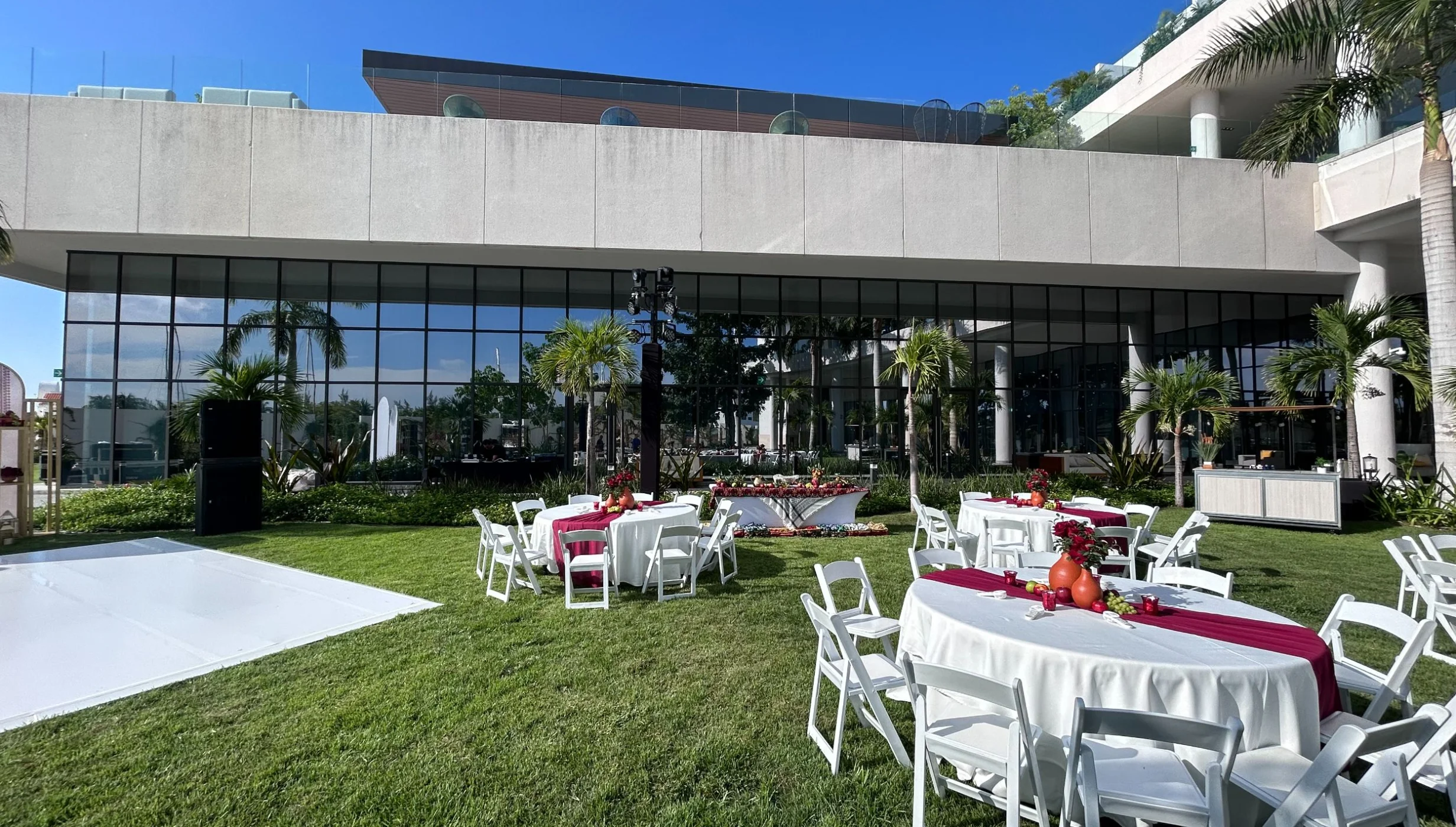 Marina Lawn venue at SLS Playa Mujeres