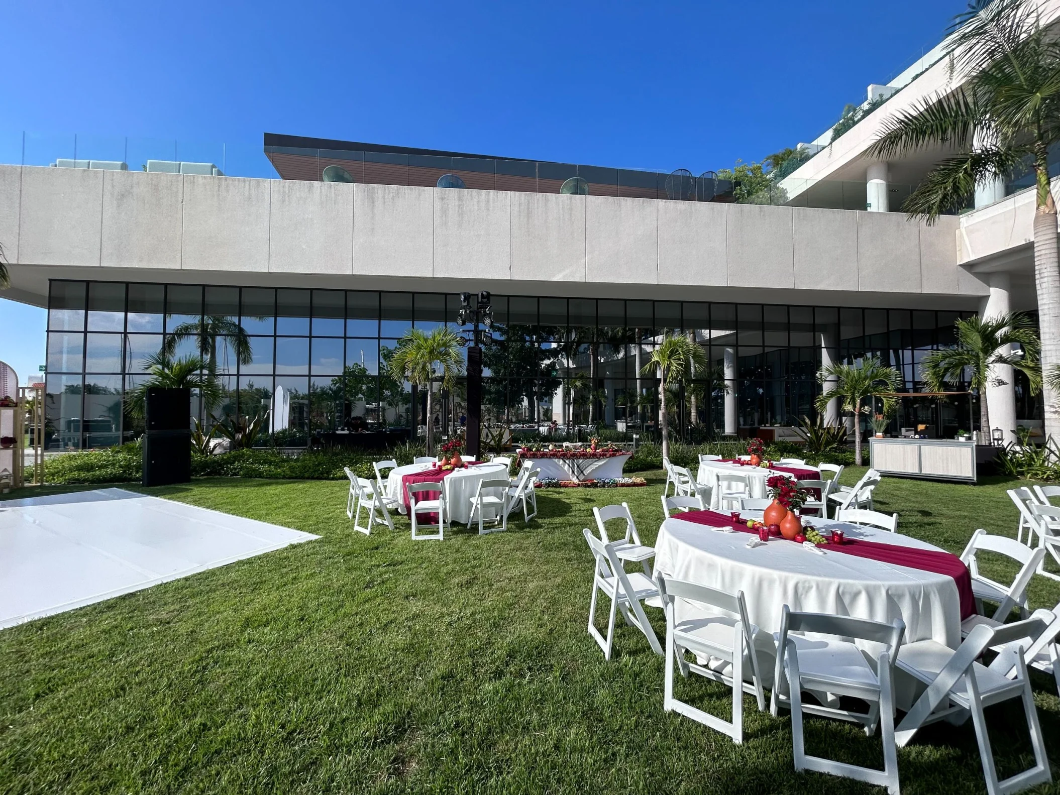 Marina Lawn venue at SLS Playa Mujeres