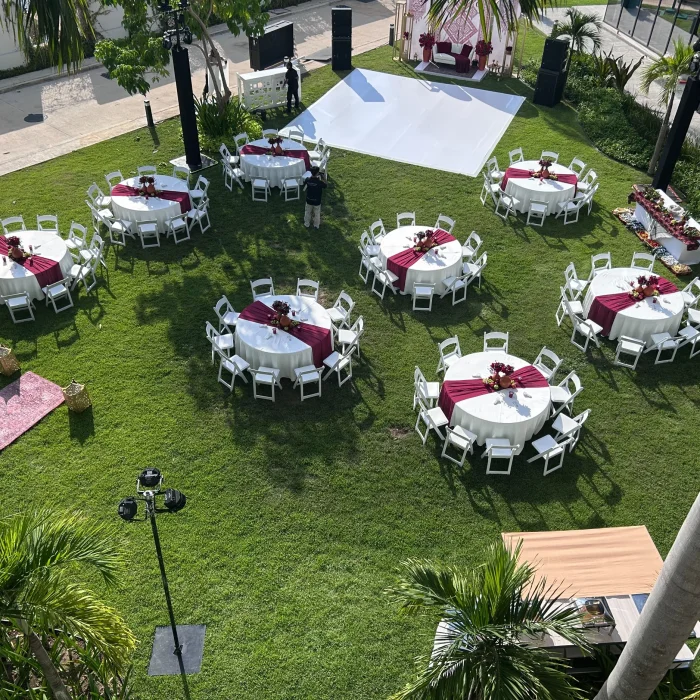 Marina Lawn venue at SLS Playa Mujeres