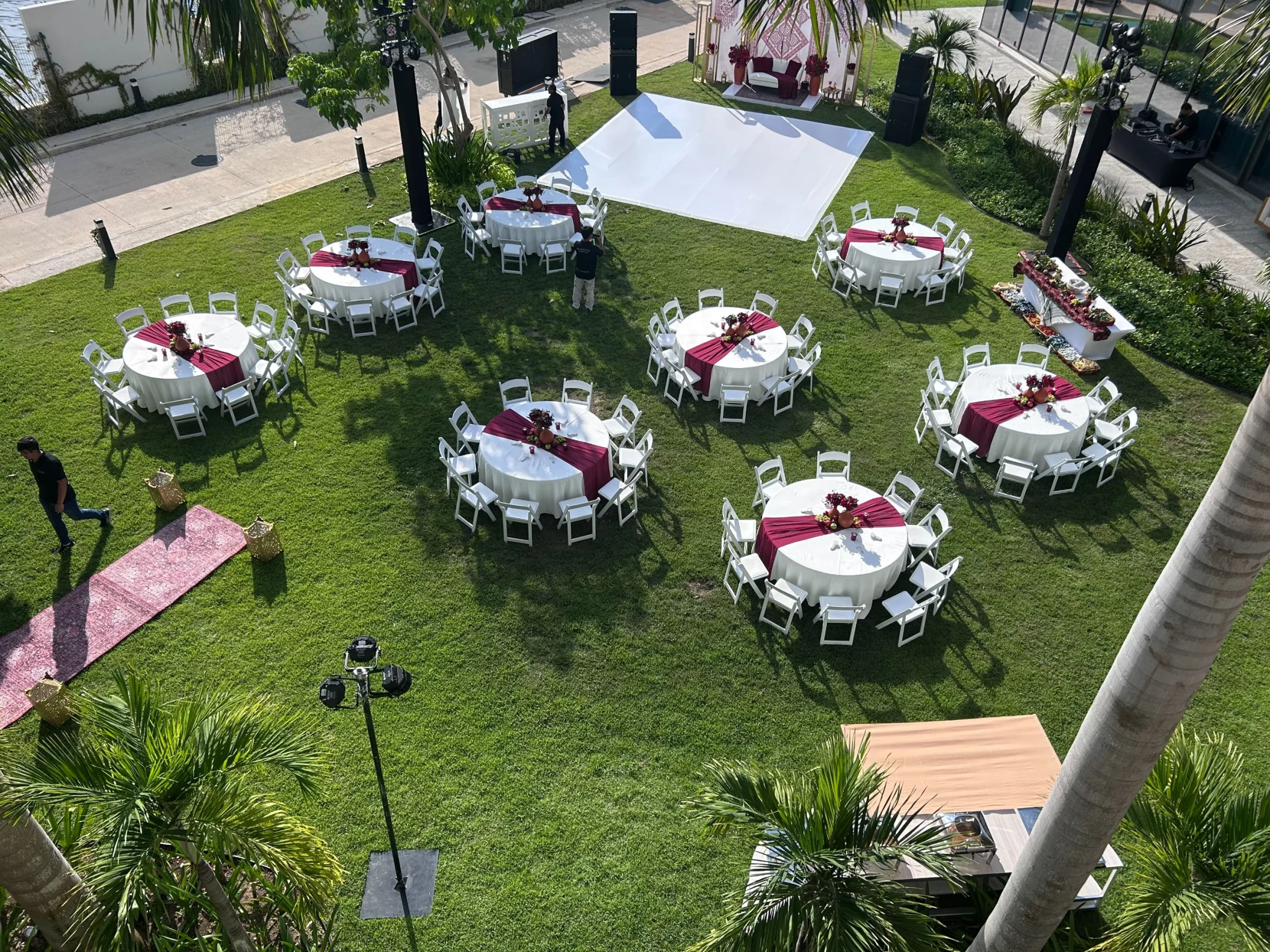 Marina Lawn venue at SLS Playa Mujeres
