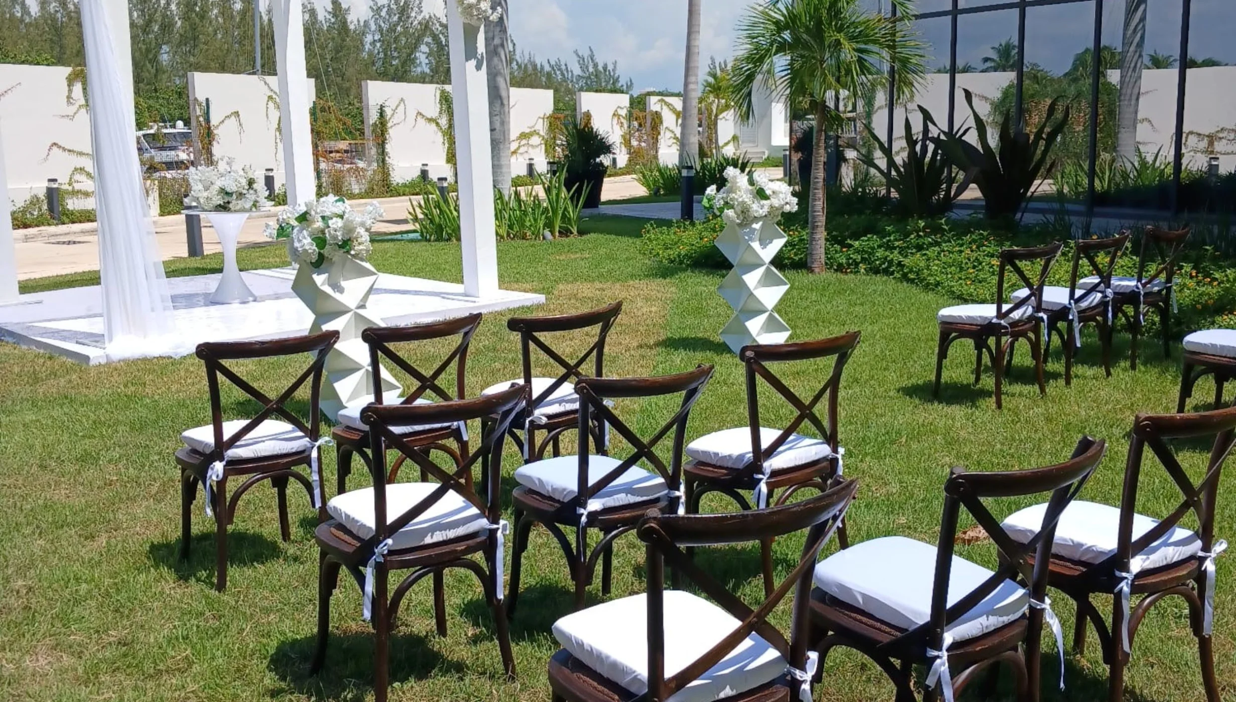 Marina Lawn venue at SLS Playa Mujeres