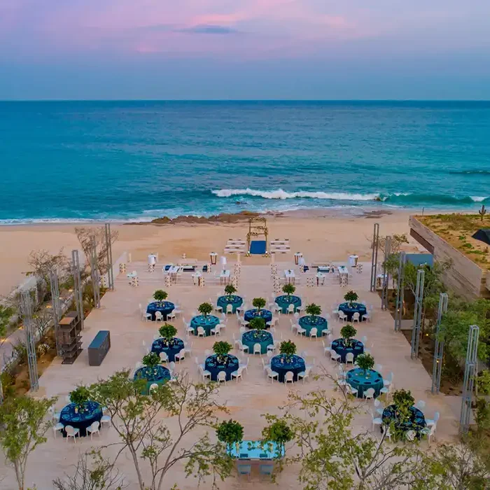 Ocean front deck at Solaz Los Cabos
