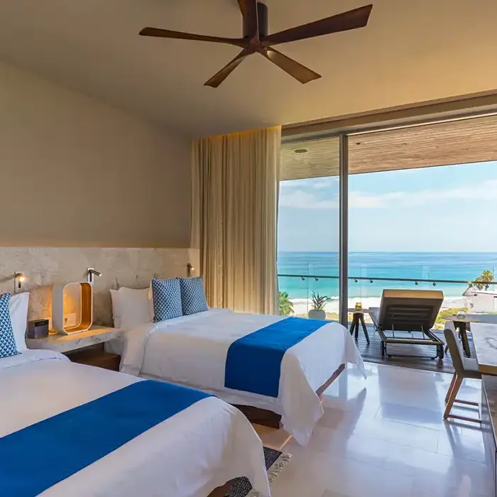 Oceanfront private garden suite at Solaz Los Cabos