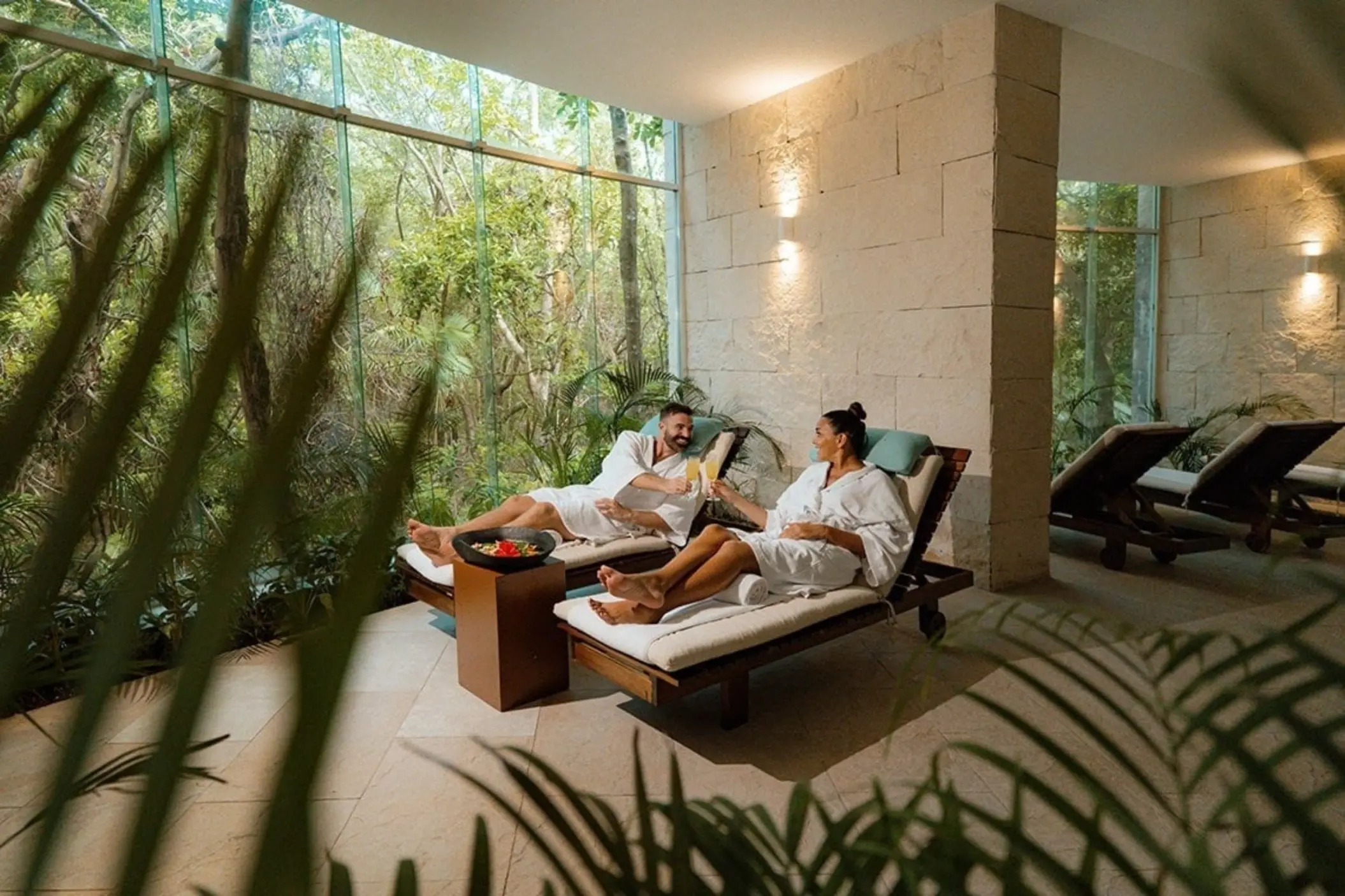 couple at the spa at The Beachfront by The Fives
