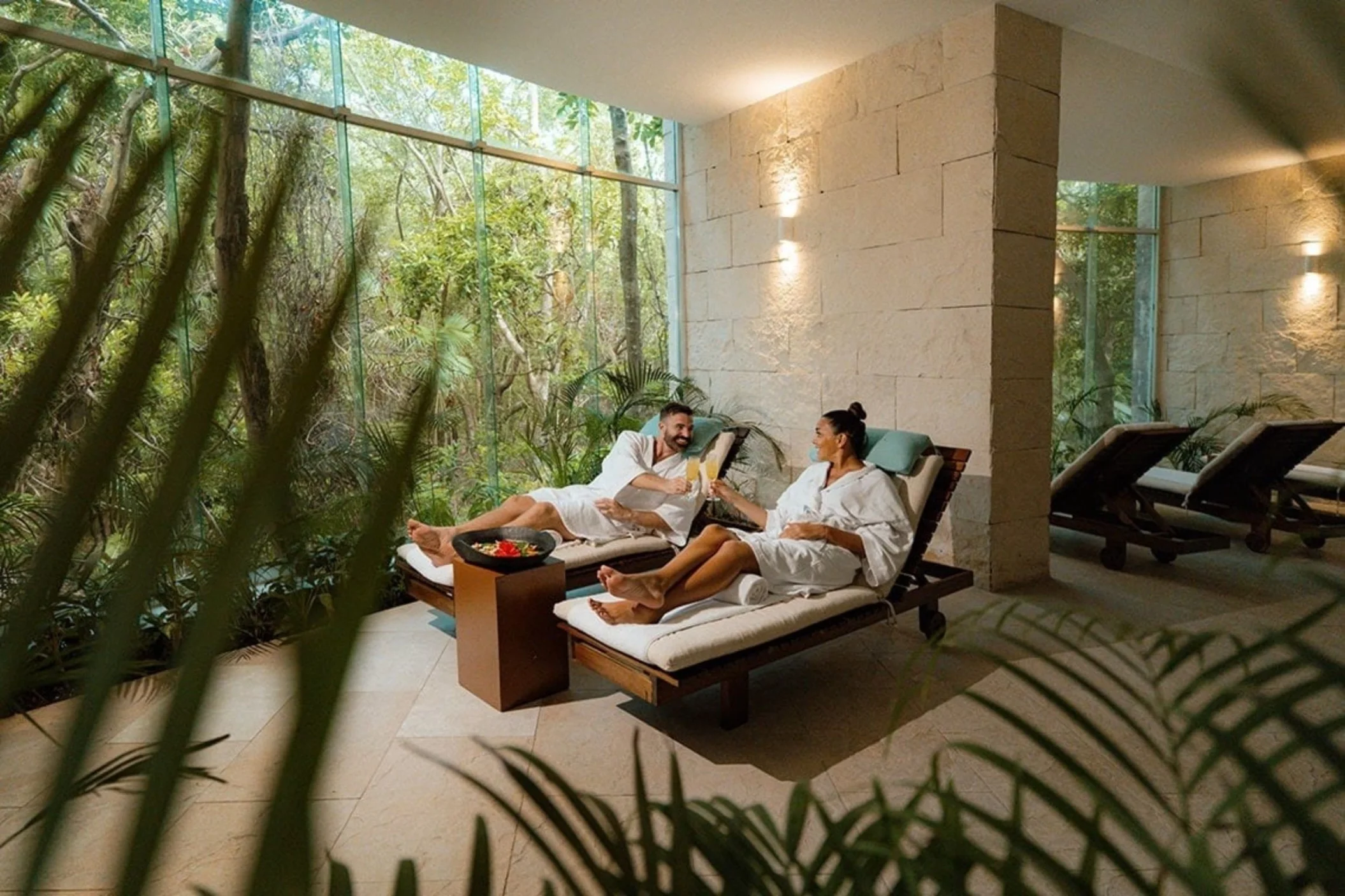 couple at the spa at The Beachfront by The Fives