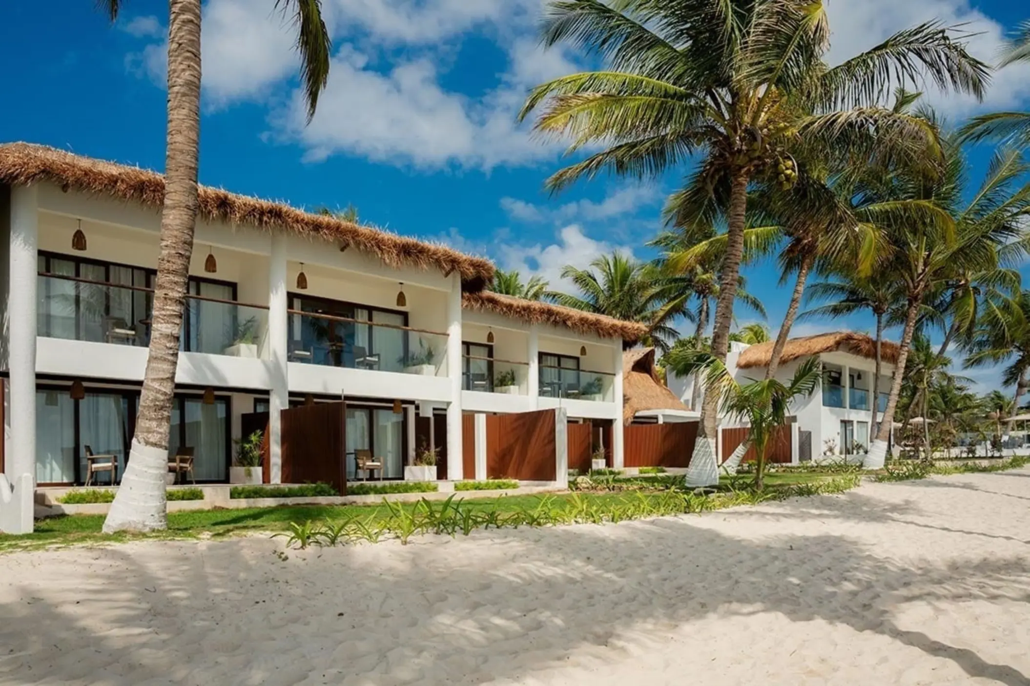 exterior of the accommodations at The Beachfront by The Fives