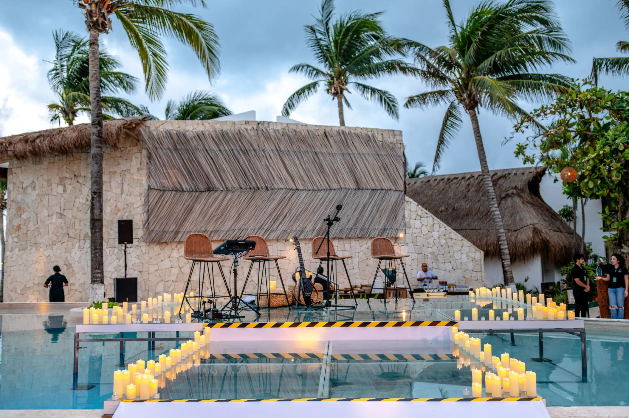 pool terrace venue at The Beachfront by The Fives