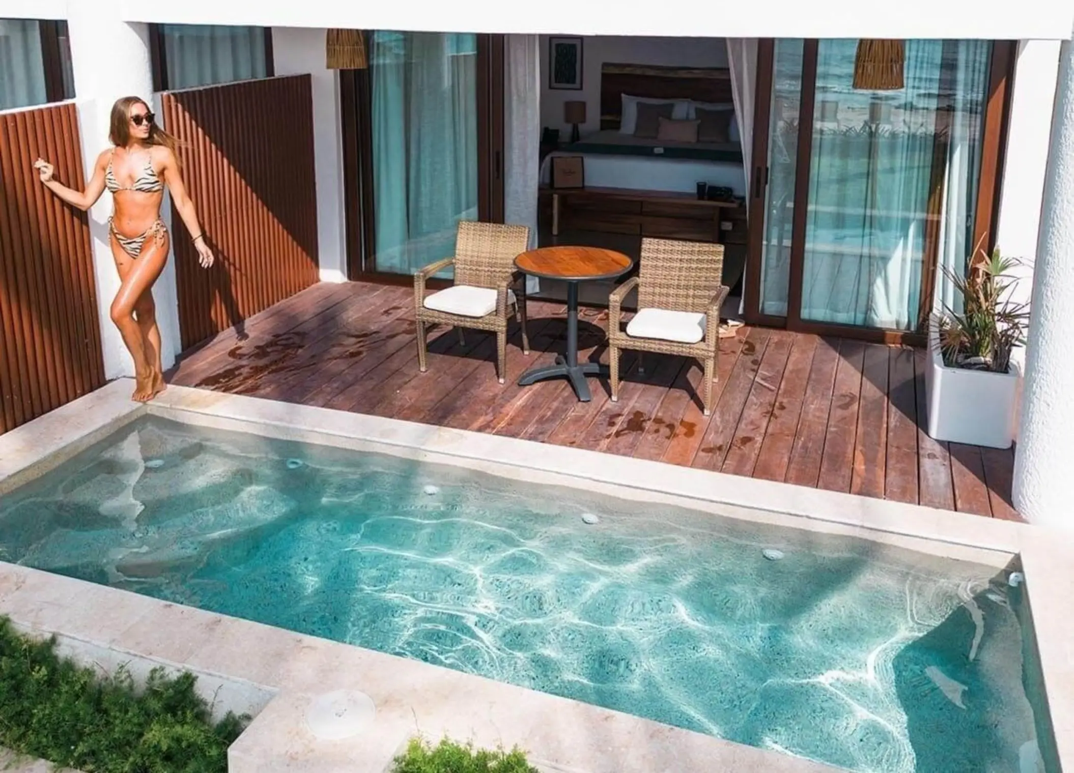 swim out suite at The Beachfront by The Fives