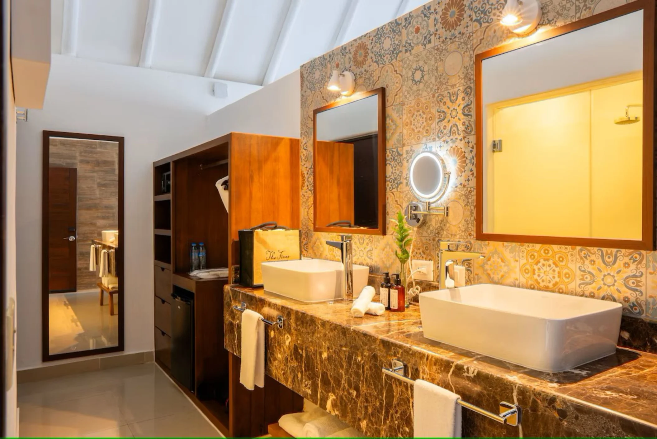 washroom of suite at The Beachfront by The Fives