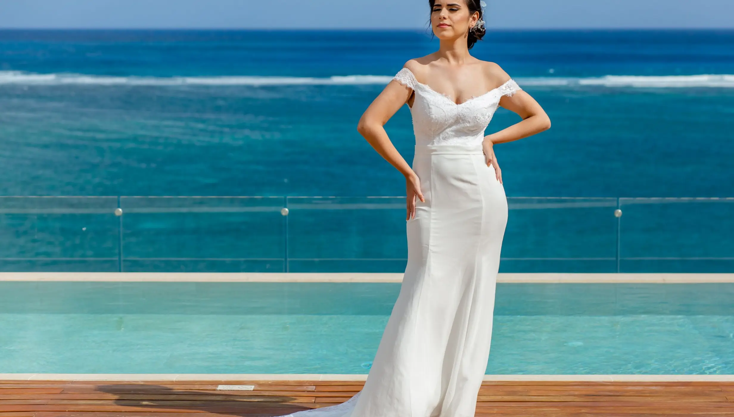 bride at the fives oceanfront