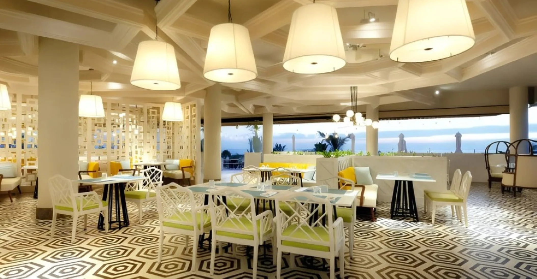 Helios Terrace restaurant at trs coral