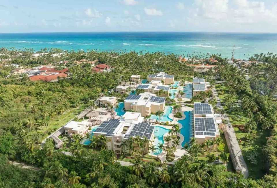 TRS Turquesa resort aerial view