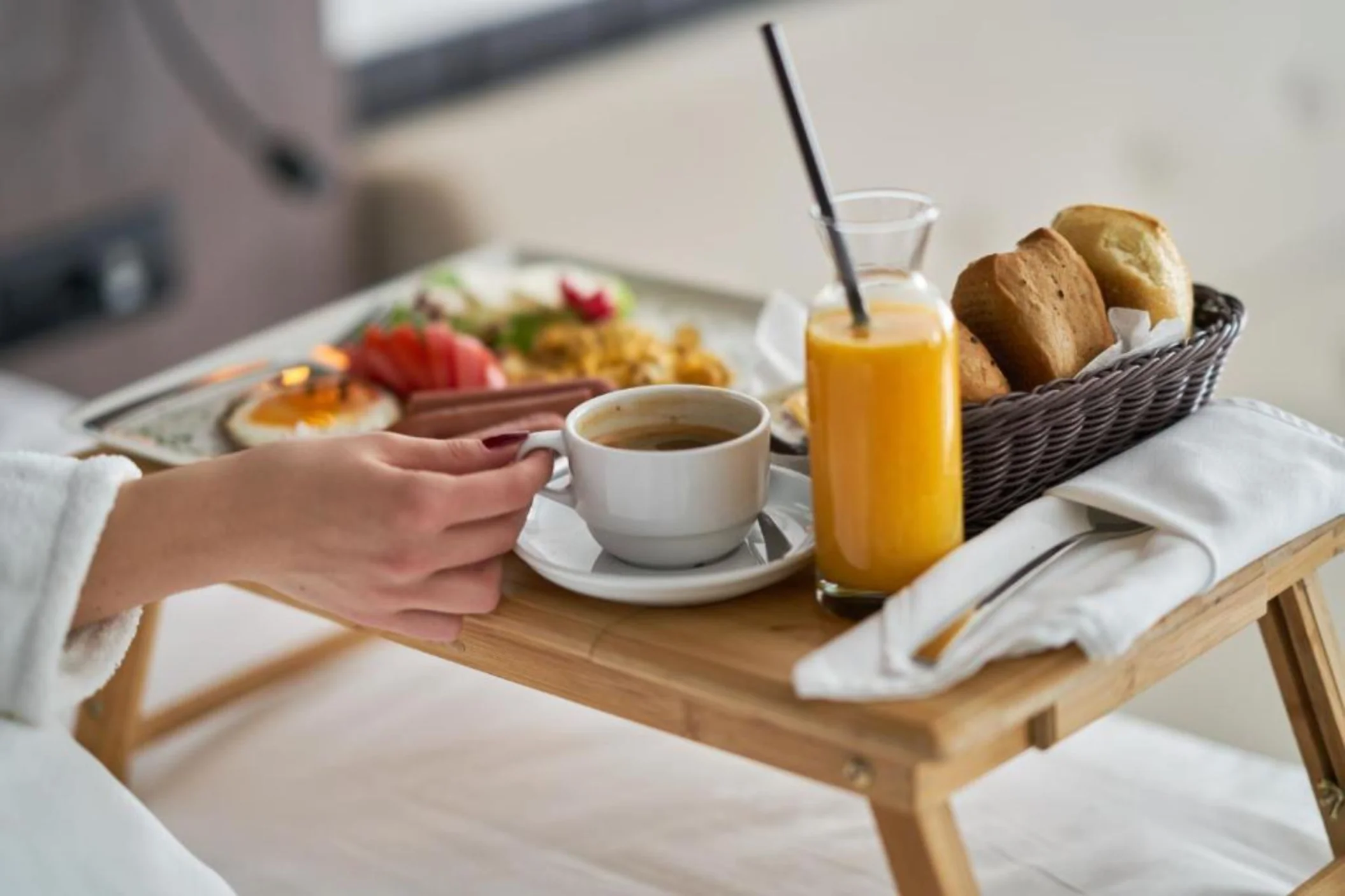 breakfast in bed at UNICO Riviera Nayarit