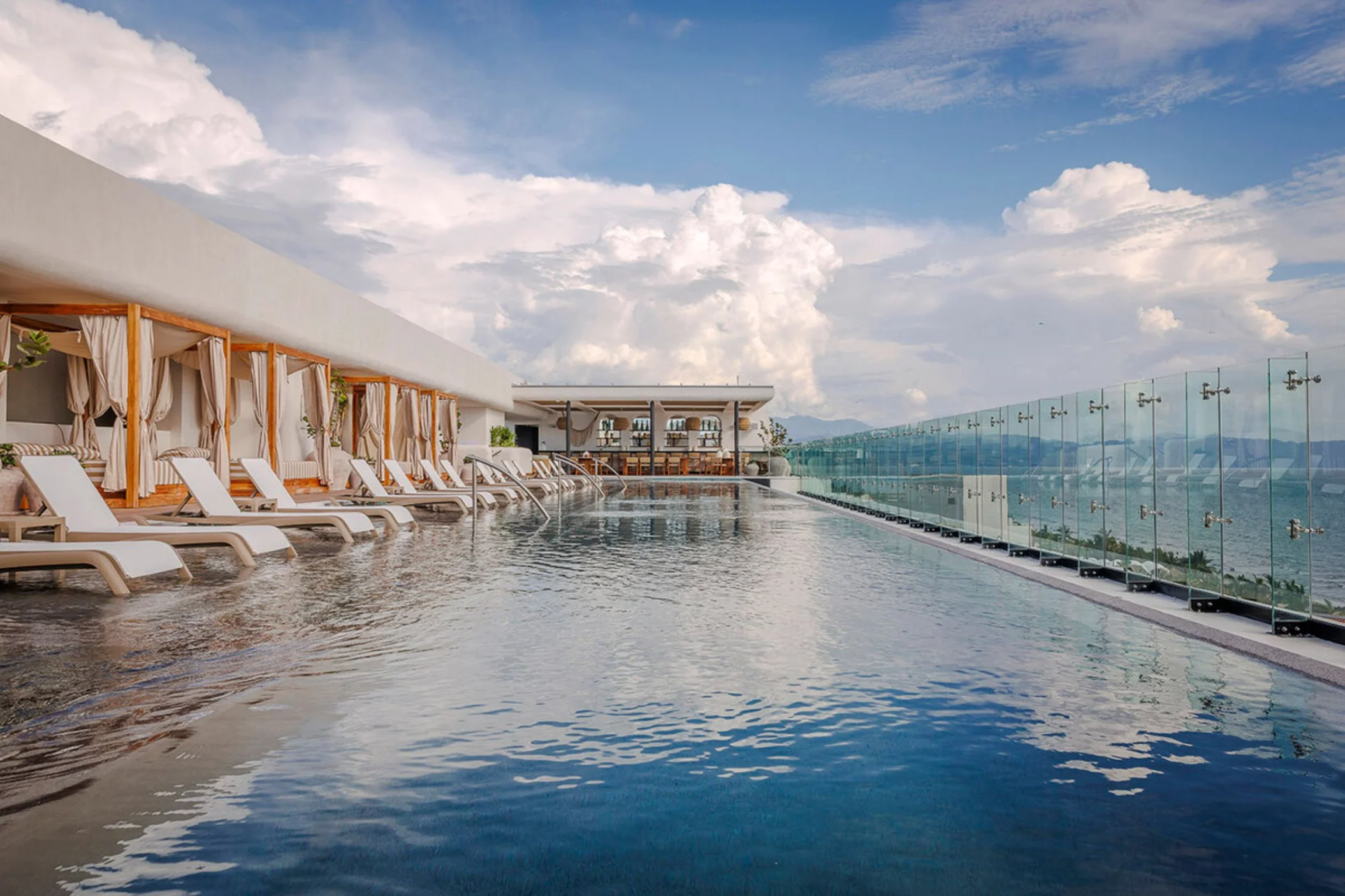 rooftop pool and bar at UNICO Riviera Nayarit