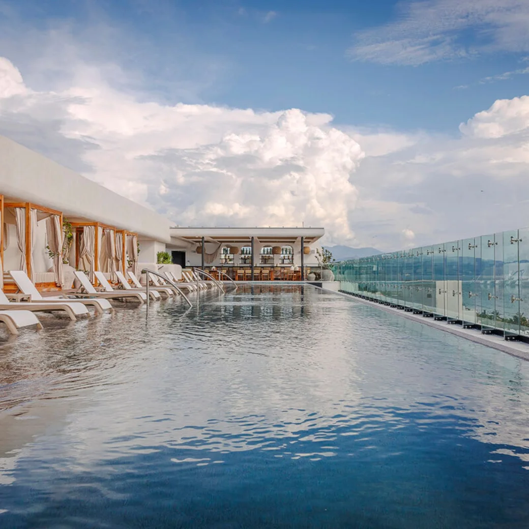 rooftop pool and bar at UNICO Riviera Nayarit