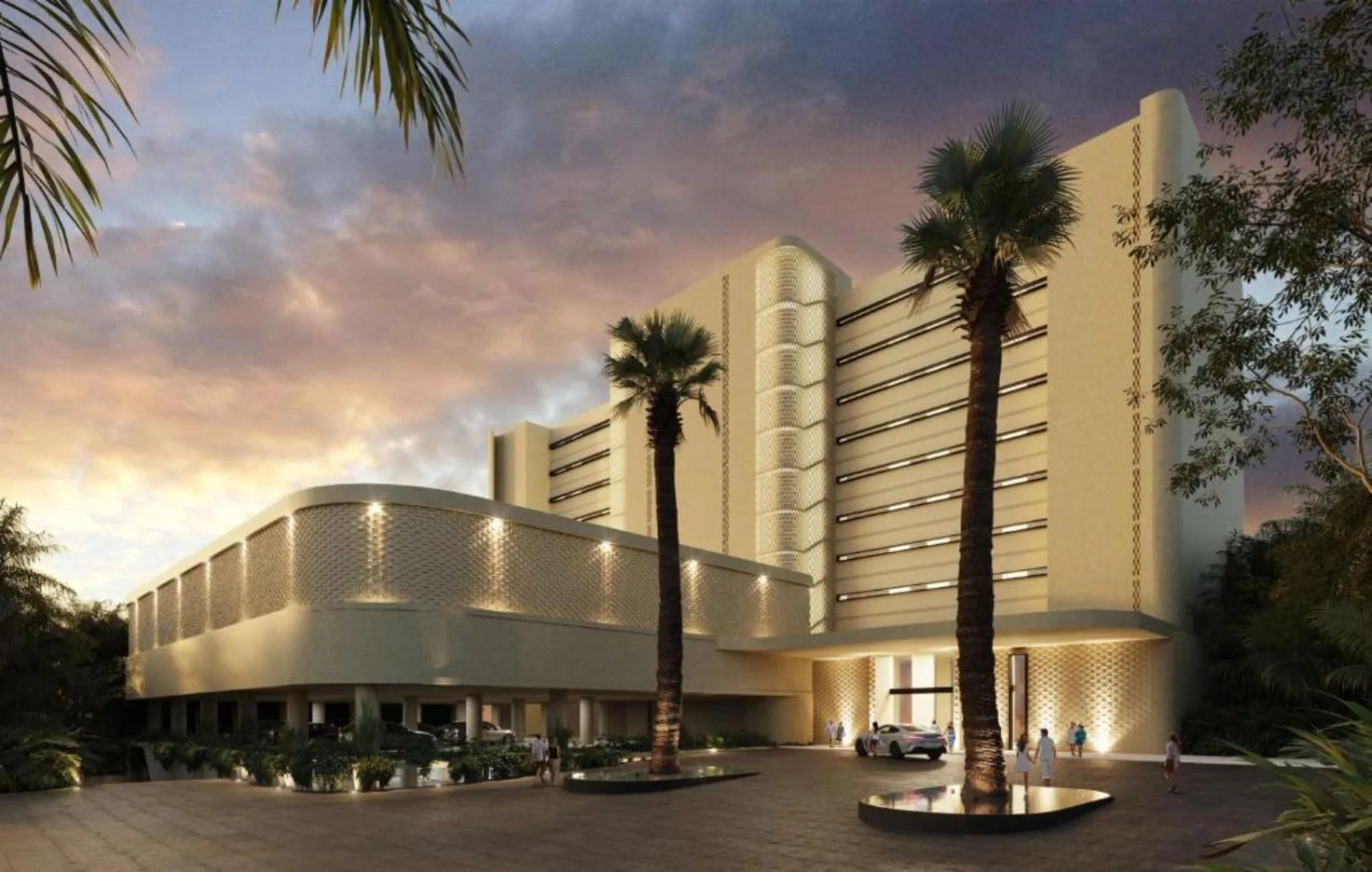 UNICO Riviera Nayarit exterior in the evening
