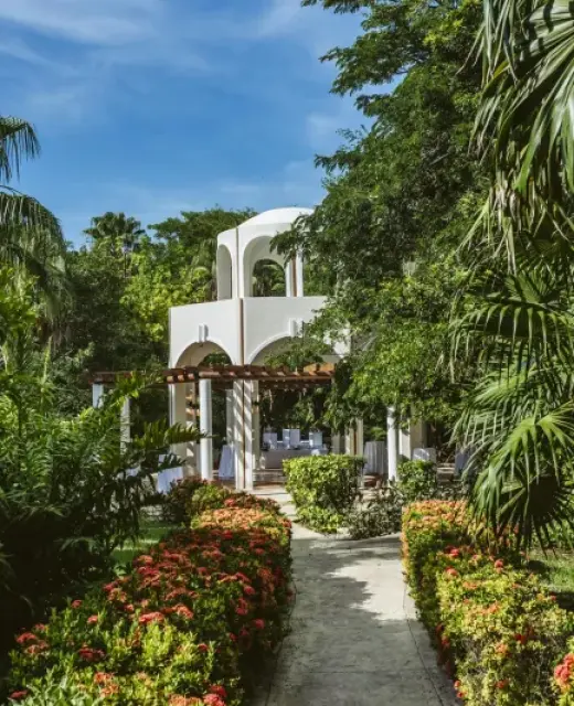 Gazebo wedding venue at Valentin Imperial Riviera Maya Resort.