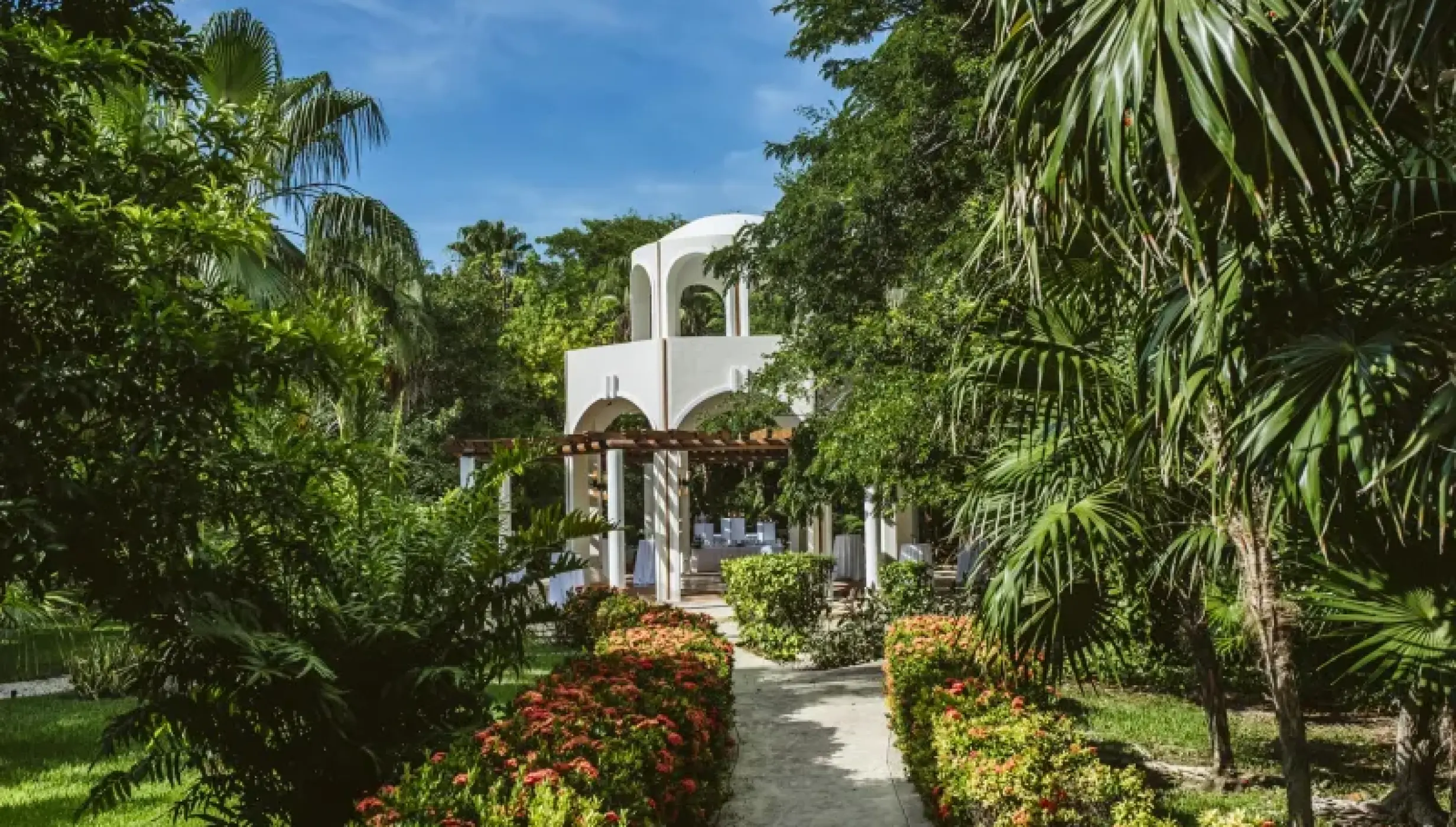 Gazebo wedding venue at Valentin Imperial Riviera Maya Resort.