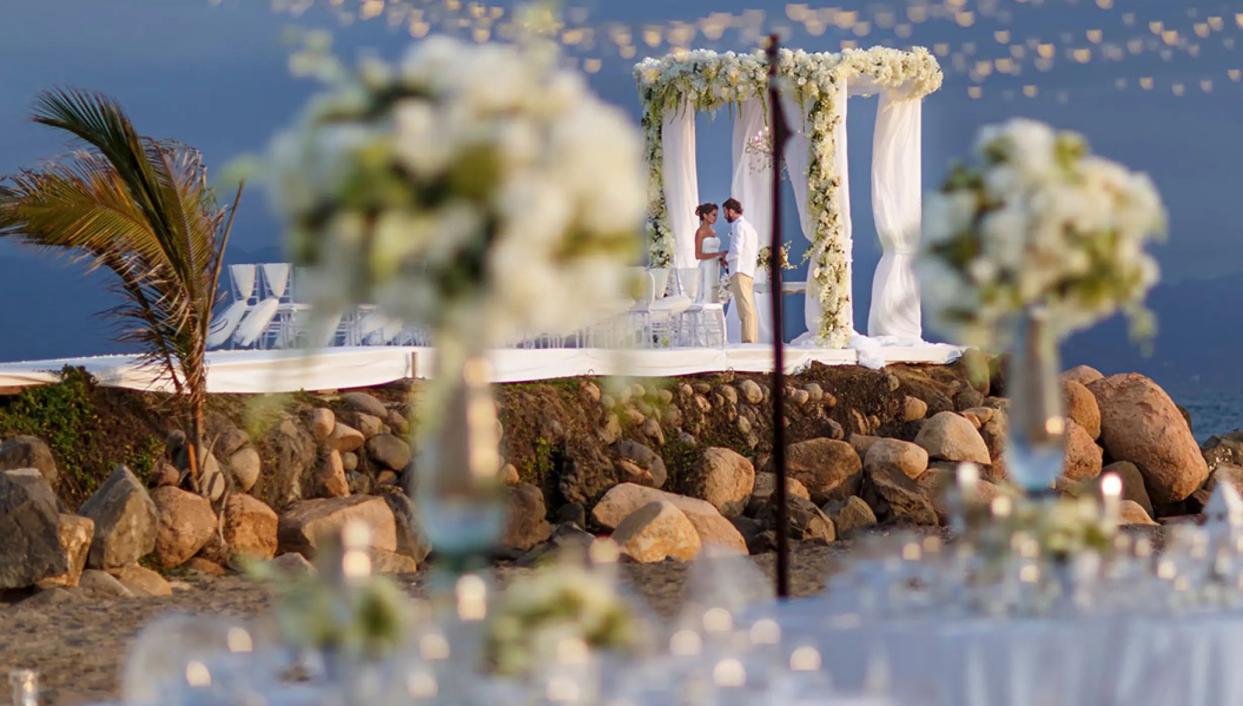 Jetty Wedding Venue at Velas Vallarta Resort.