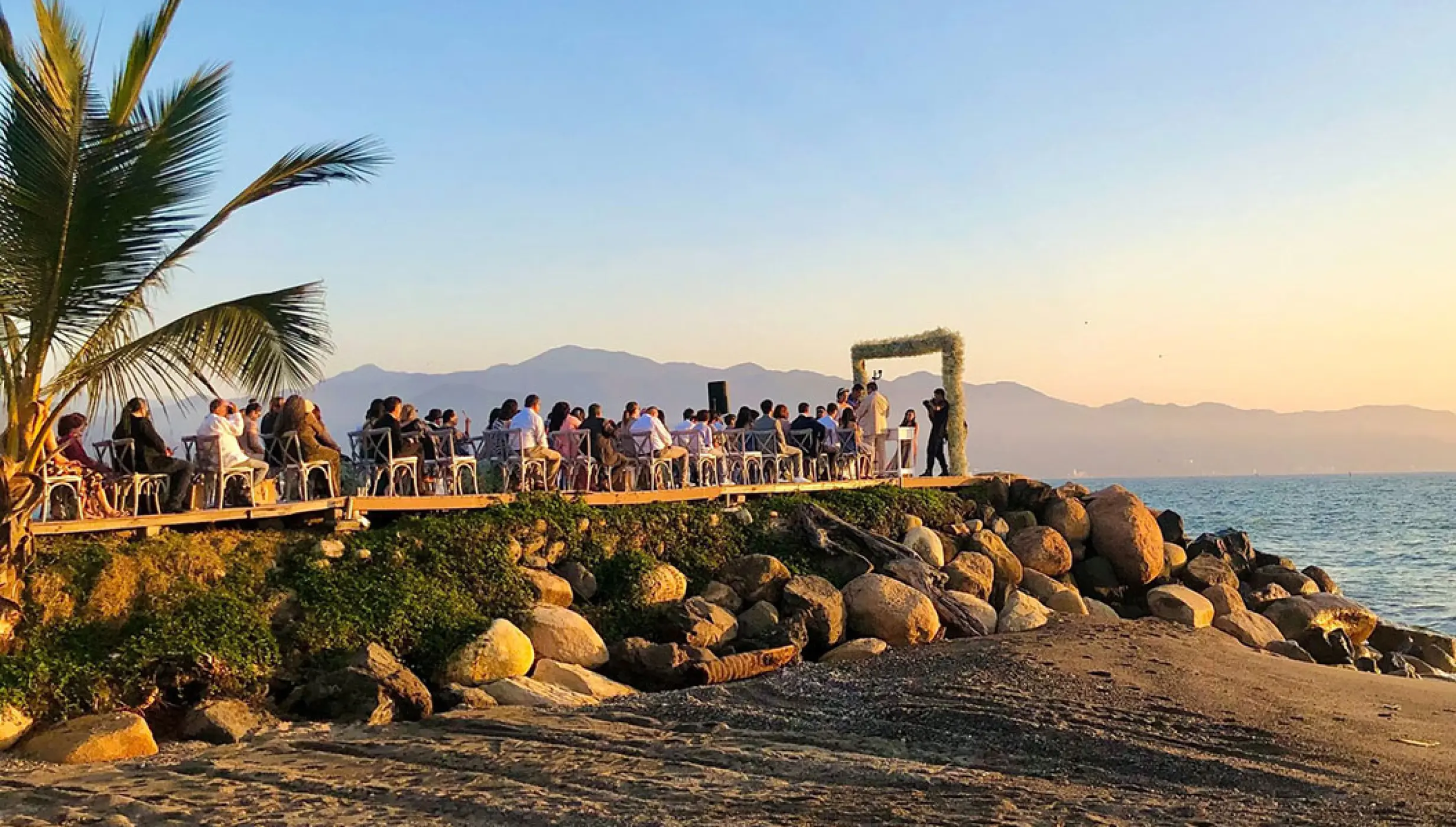 Jetty Wedding Venue at Velas Vallarta Resort.