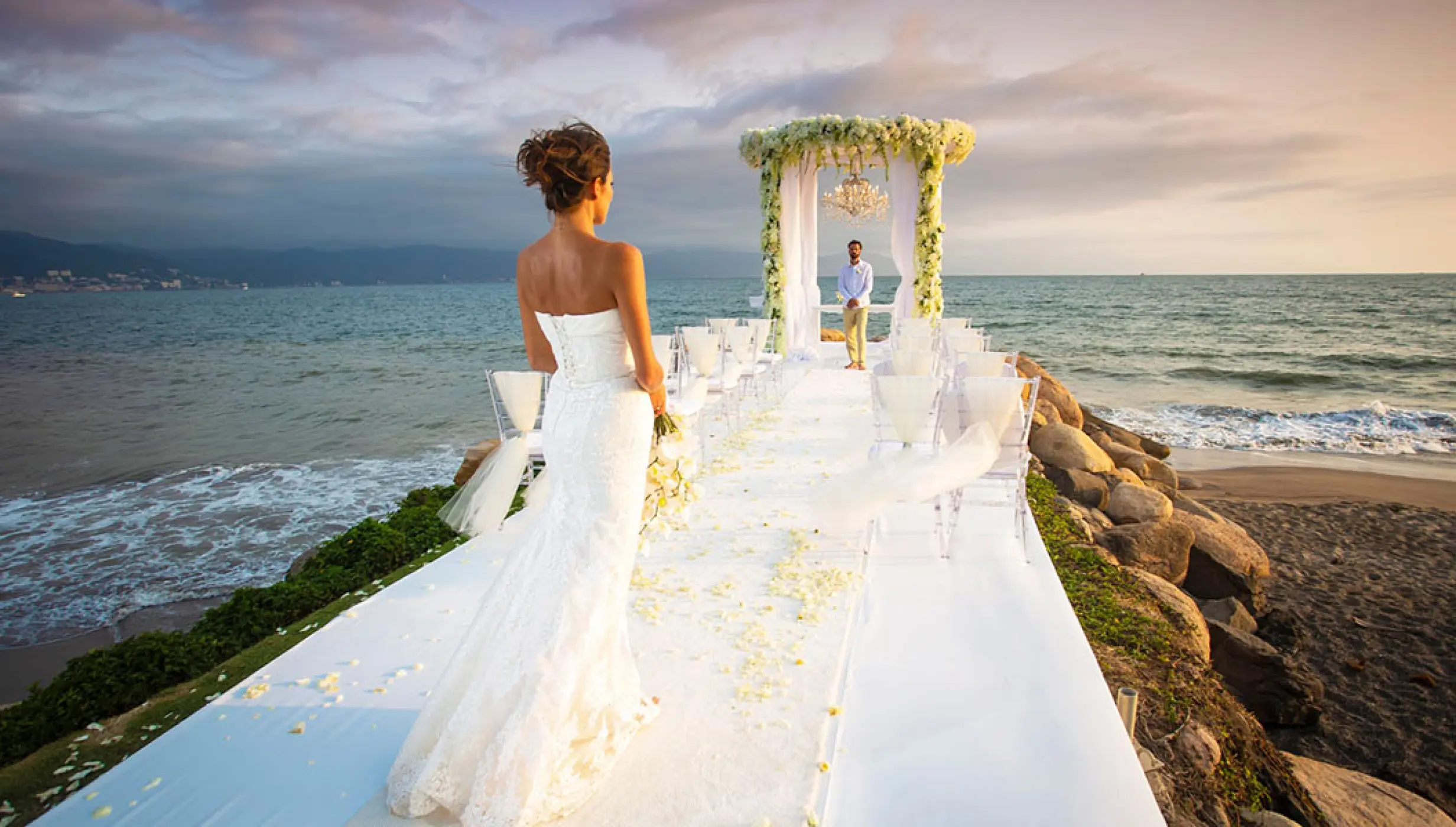 Jetty Wedding Venue at Velas Vallarta Resort.