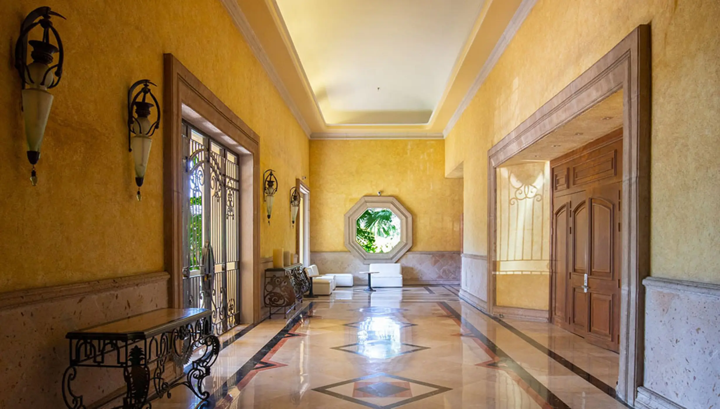 Grand Alejandra Ballroom foyer at Velas Vallarta Resort.