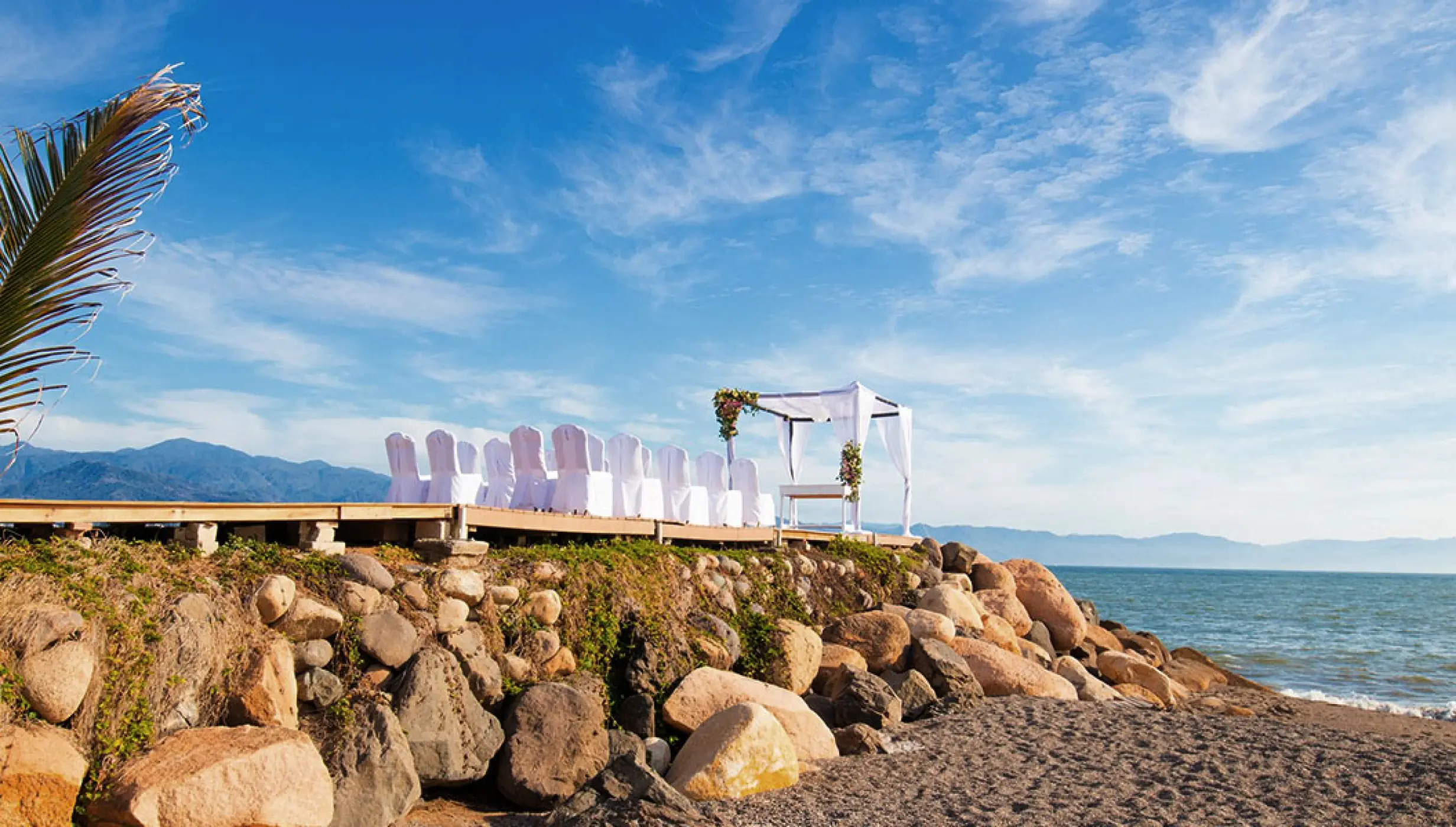 Jetty Wedding Venue at Velas Vallarta Resort.