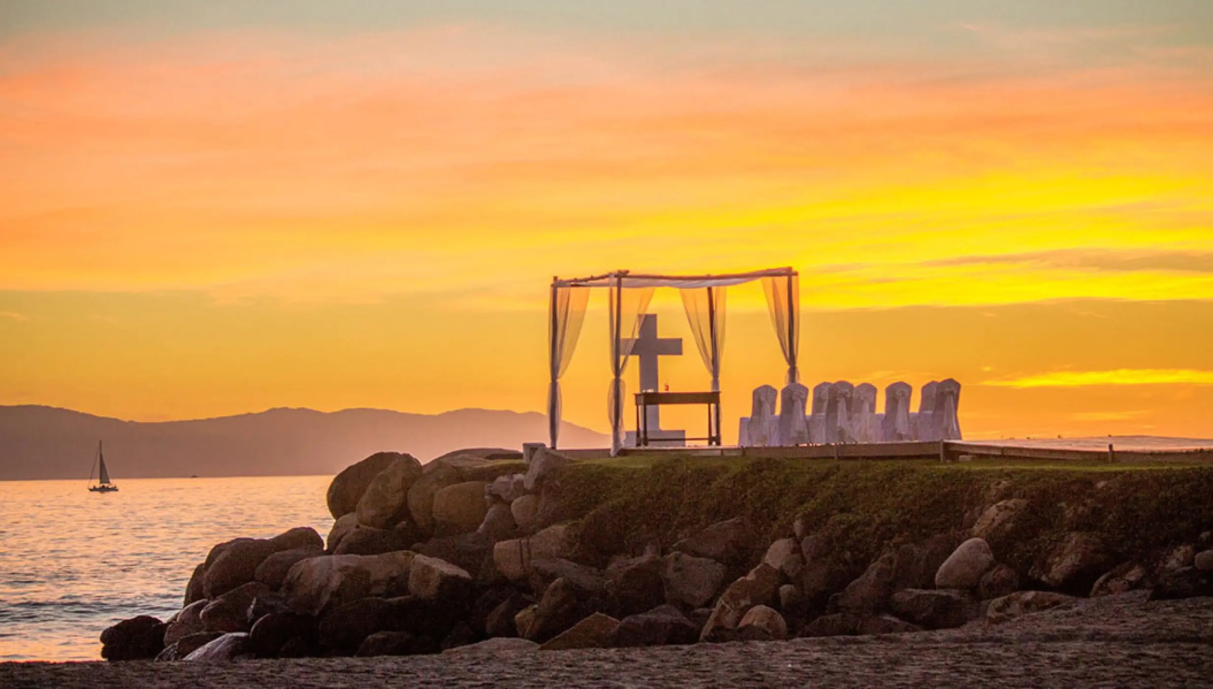 Jetty Wedding Venue at Velas Vallarta Resort.