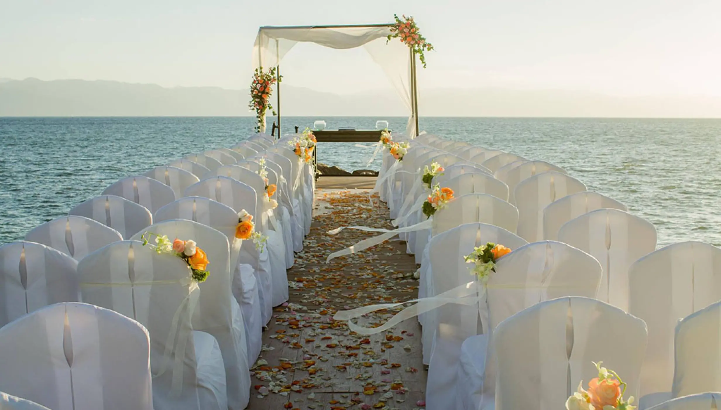 Jetty Wedding Venue at Velas Vallarta Resort.