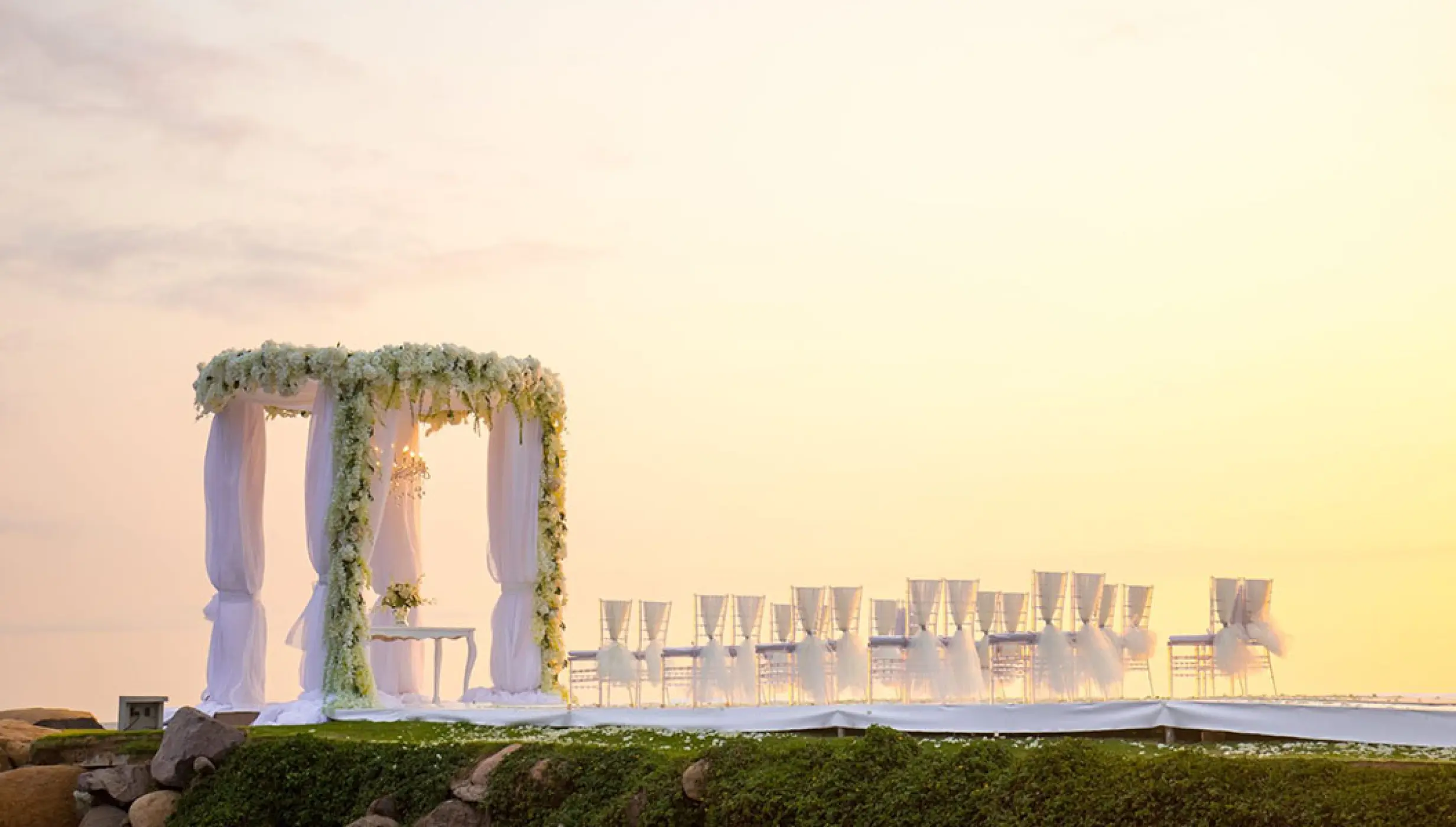 Jetty Wedding Venue at Velas Vallarta Resort.