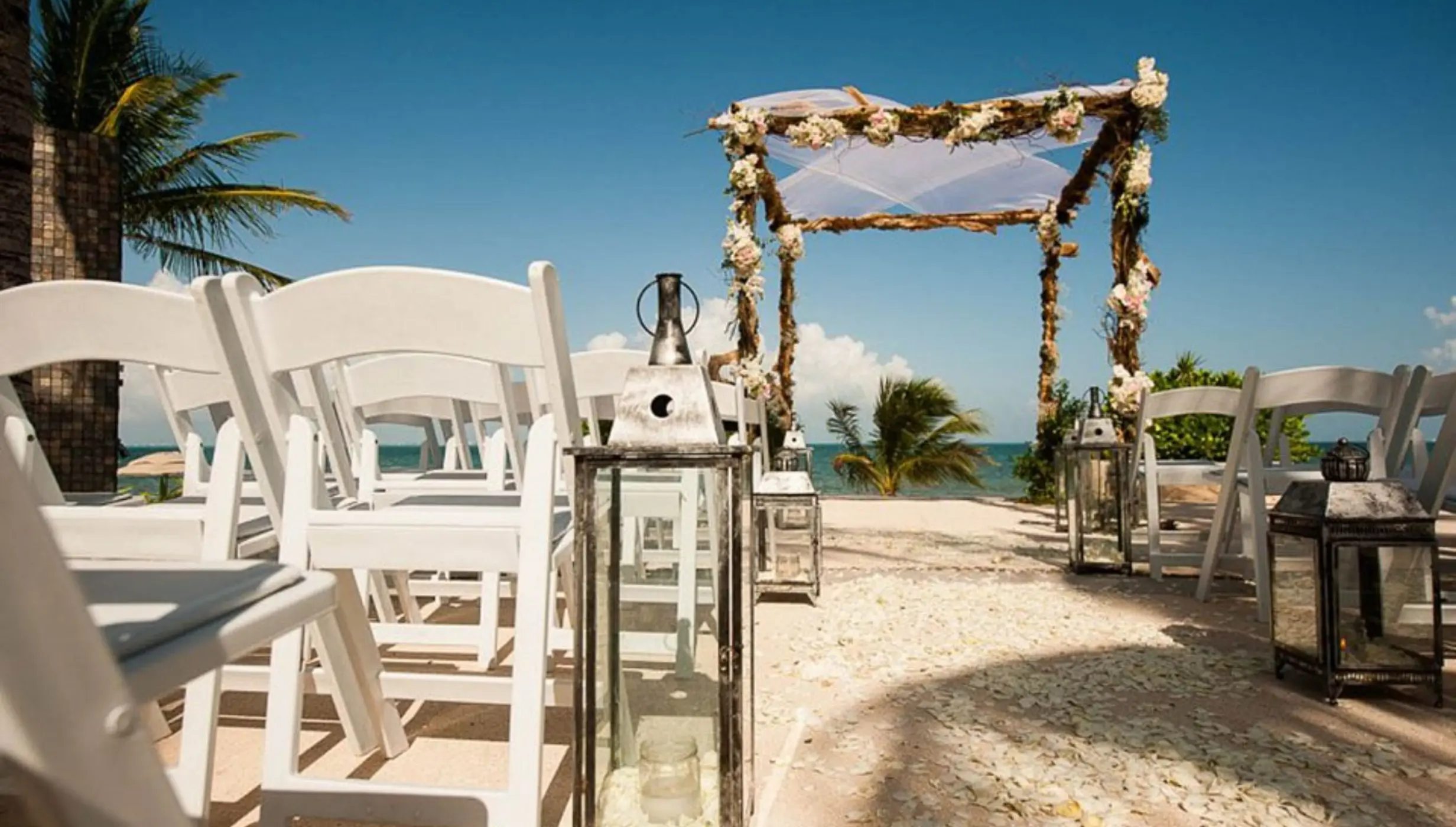 capricos beach venue at Villa del Palmar Cancun