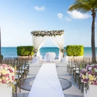 patio casona venue at Villa del Palmar Cancun