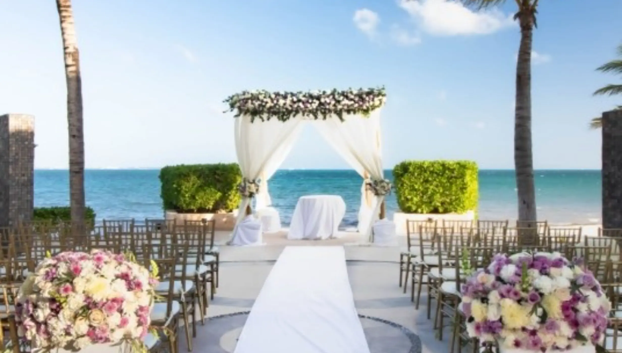patio casona venue at Villa del Palmar Cancun