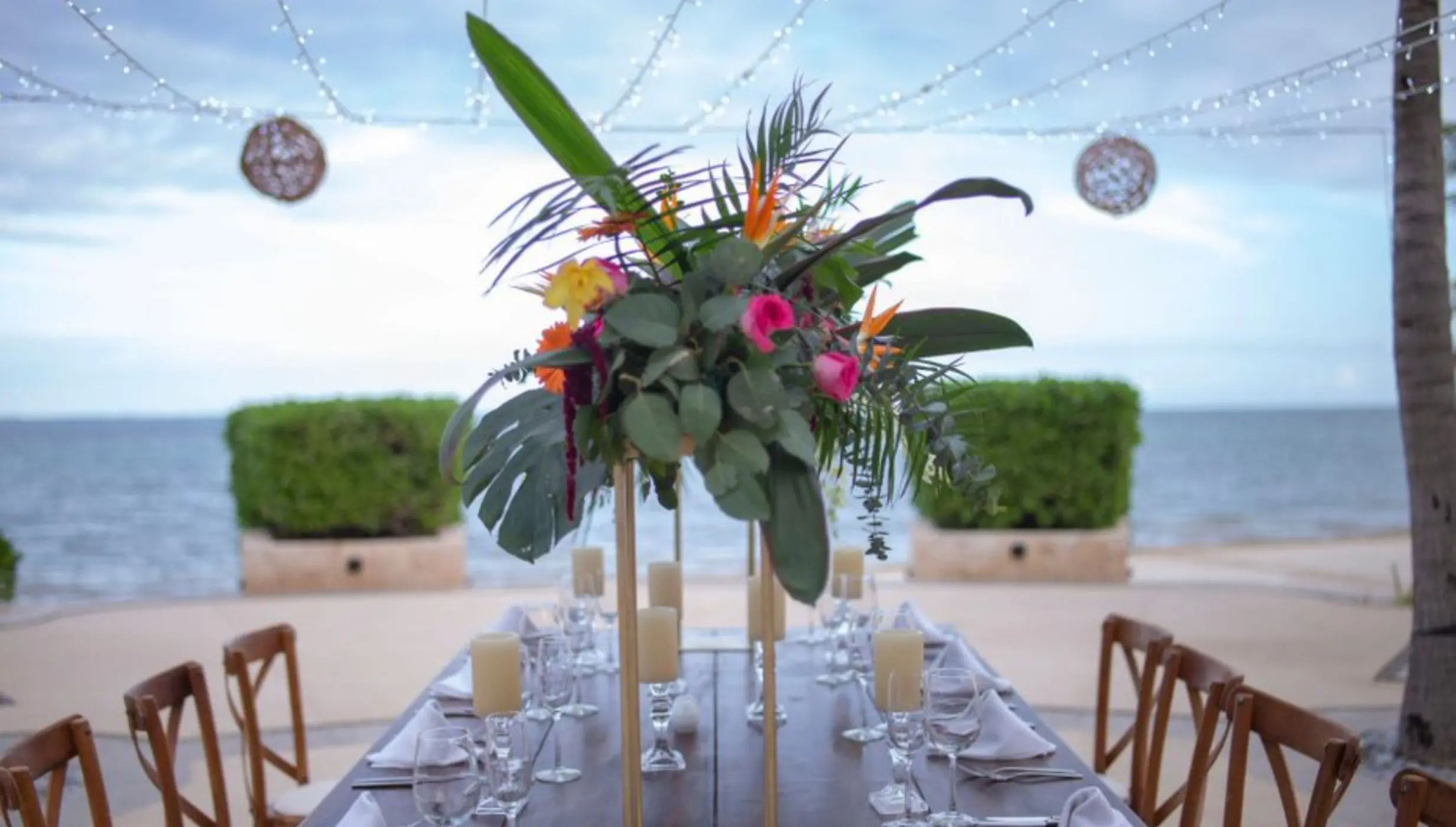 patio casona venue at Villa del Palmar Cancun