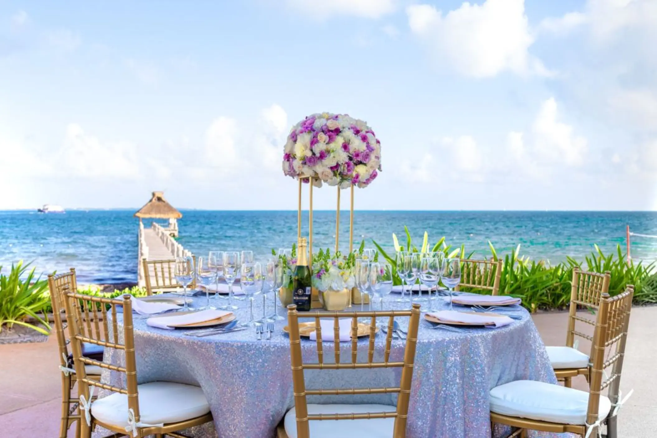 Terraza Casona wedding reception at Villa del Palmar Cancun