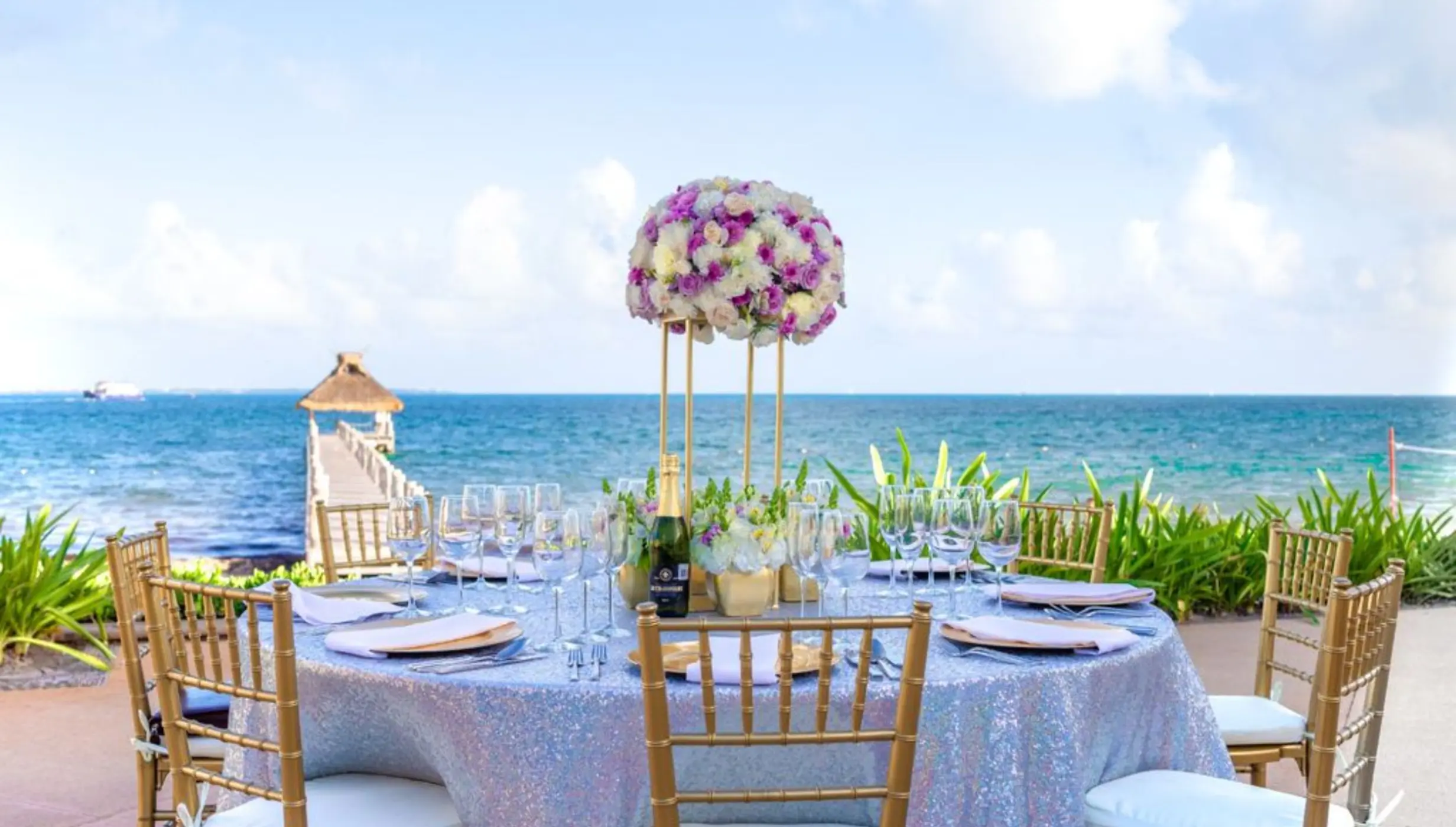 terraza casona venue at Villa del Palmar Cancun