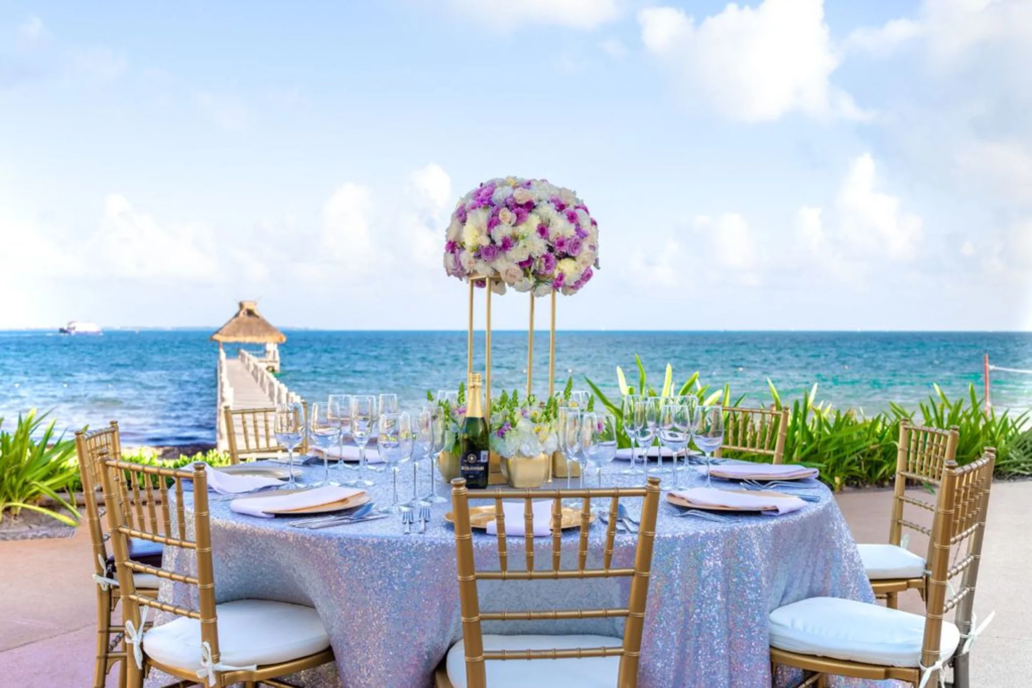 terraza casona venue at Villa del Palmar Cancun