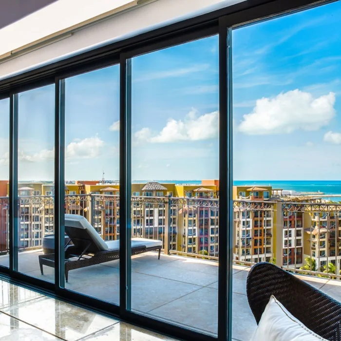 beautiful view from the grand penthouse at Villa del Palmar Cancun