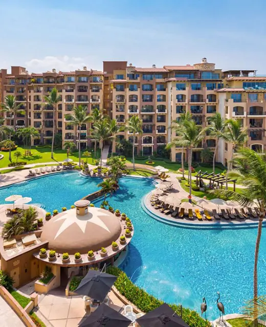 Pool overview at Villa La Estancia Riviera Nayarit