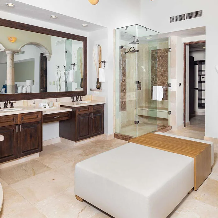 Luxury penthouse bethroom at Villa La Estancia Riviera Nayarit