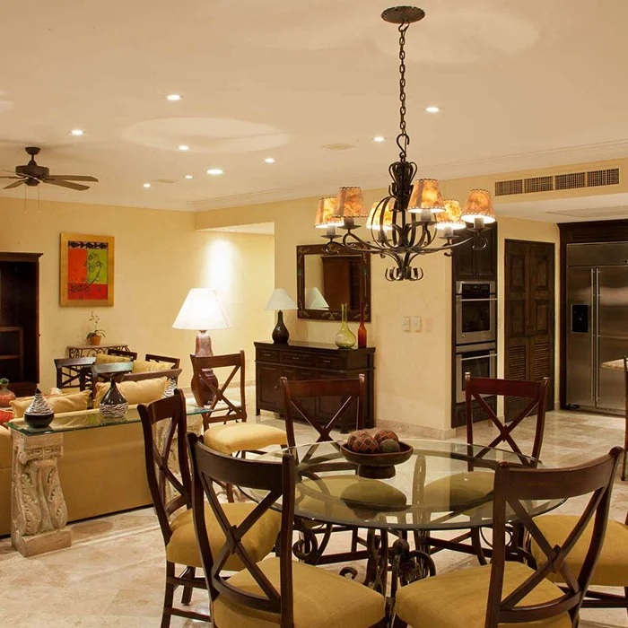 Three bedroom suite living room at Villa La Estancia Riviera Nayarit