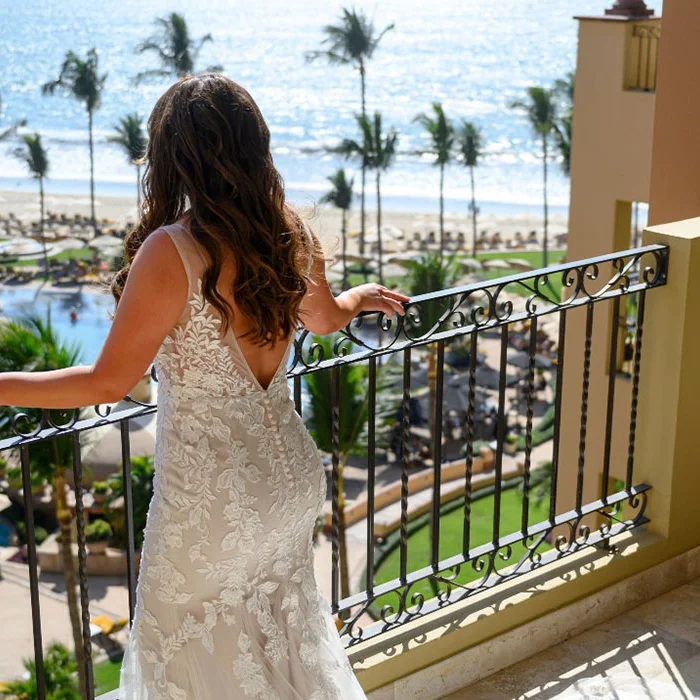 Brida on suite balcony at Villa La Estancia Riviera Nayarit