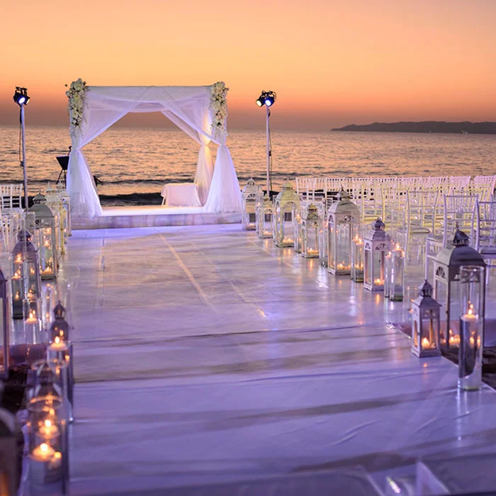 Beach wedding venua at Villa La Estancia Riviera Nayarit