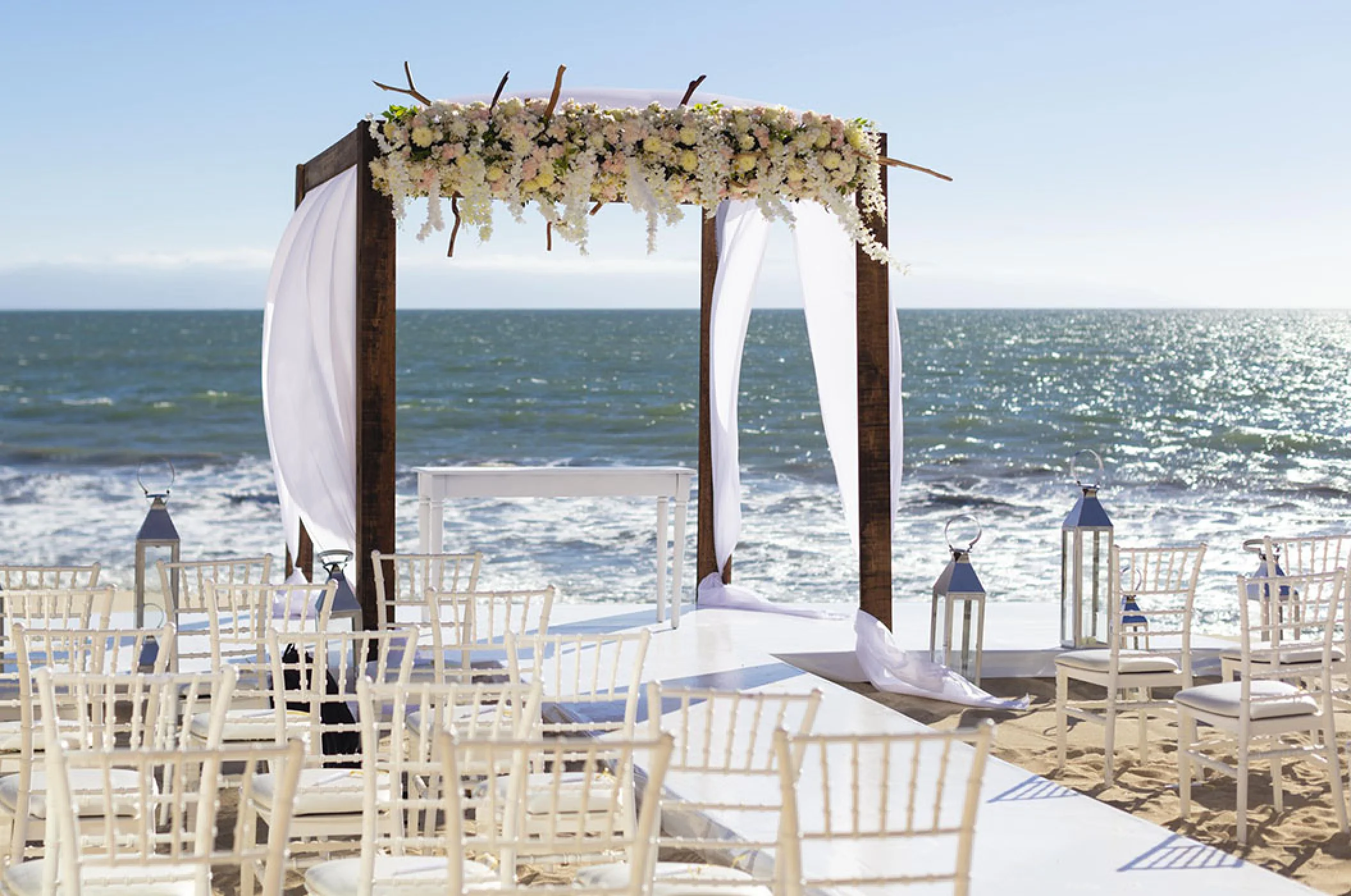 ceremony setup in Villa La Estancia Riviera Nayarit