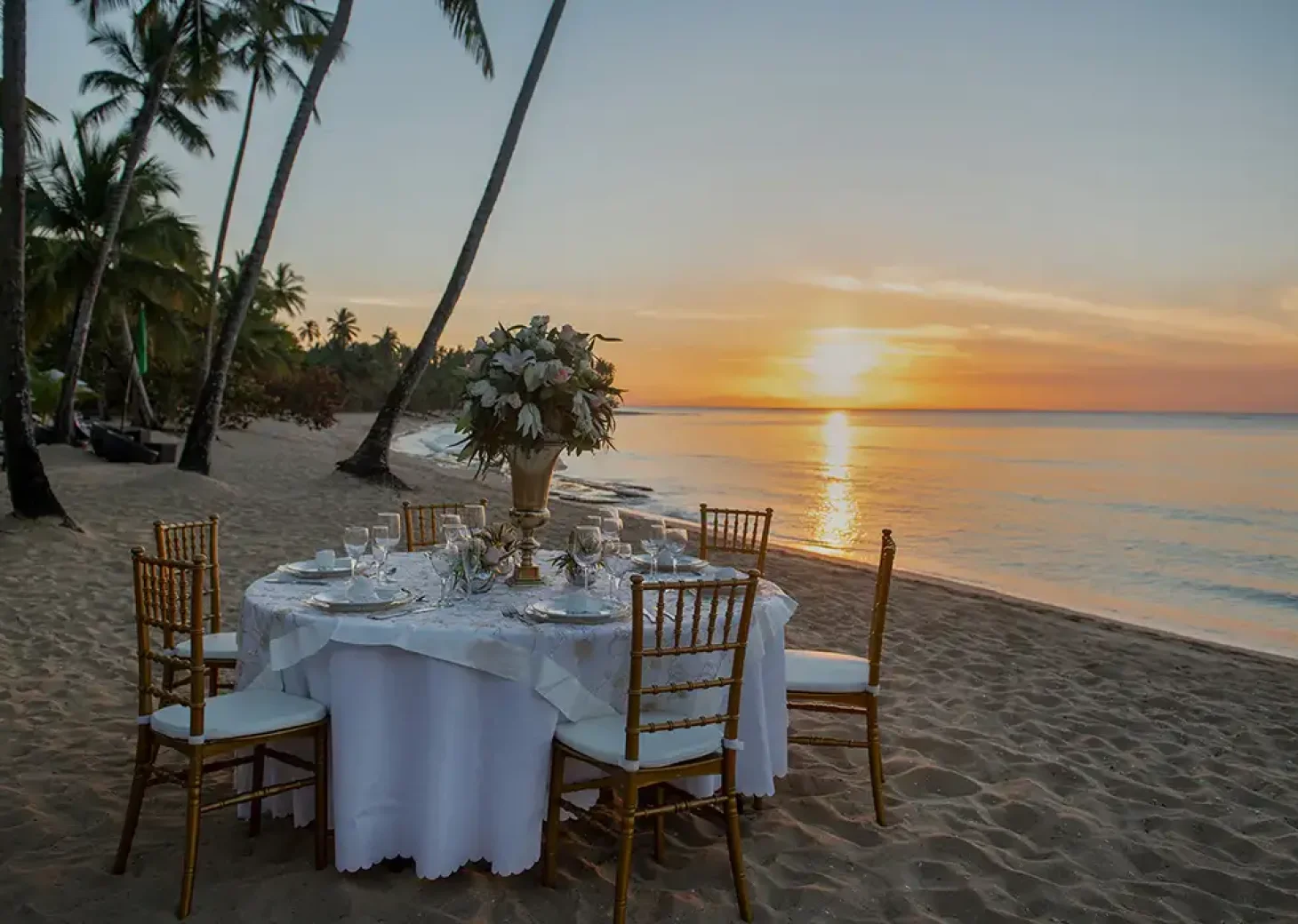 Dinner reception at Viva Wyndham Maya Resort
